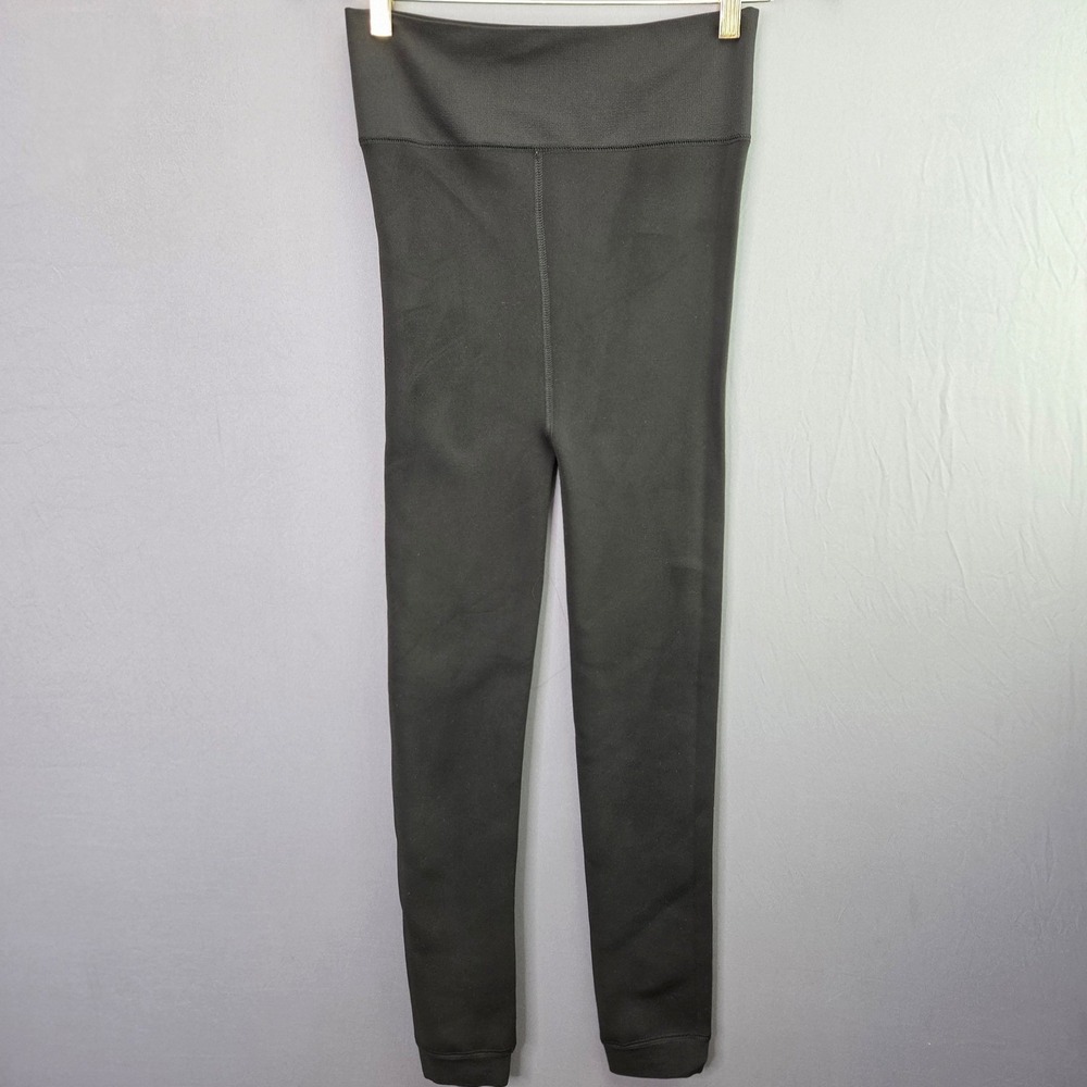 Free Country Leggings Womens XL/XXL Black Faux Fur Lined High Waist 41LAF3927S
